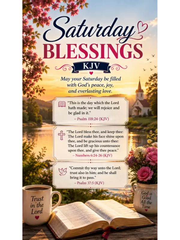 Saturday Blessings KJV