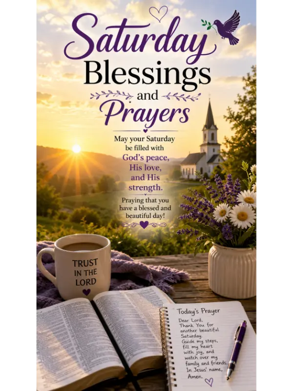 Saturday Blessings and Prayers