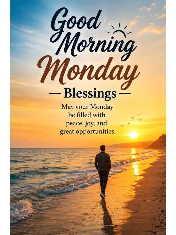 Short Good Morning Monday Blessings