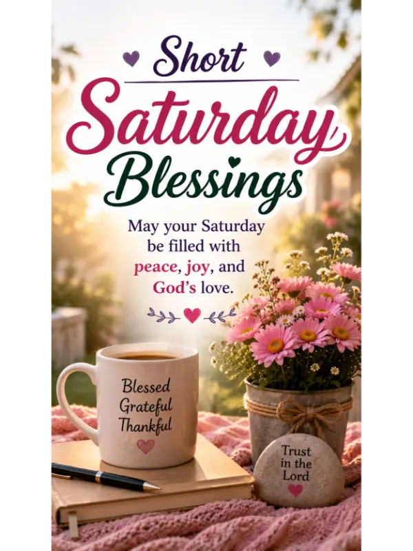 Short Saturday Blessings Images