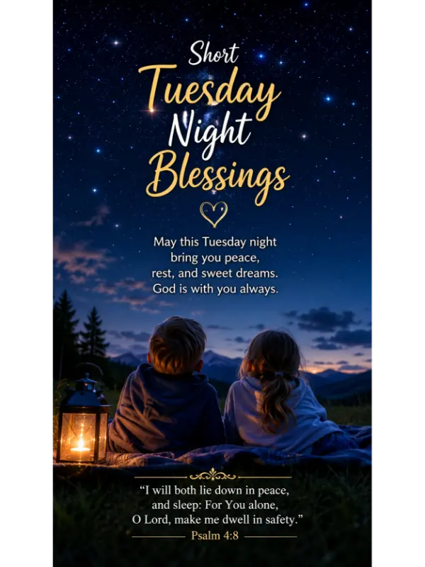 Short Tuesday Night Blessings