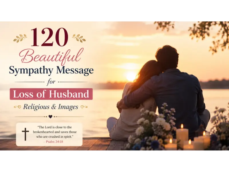 Sympathy Message for Loss of Husband