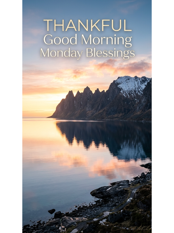 Thankful Good Morning Monday Blessings
