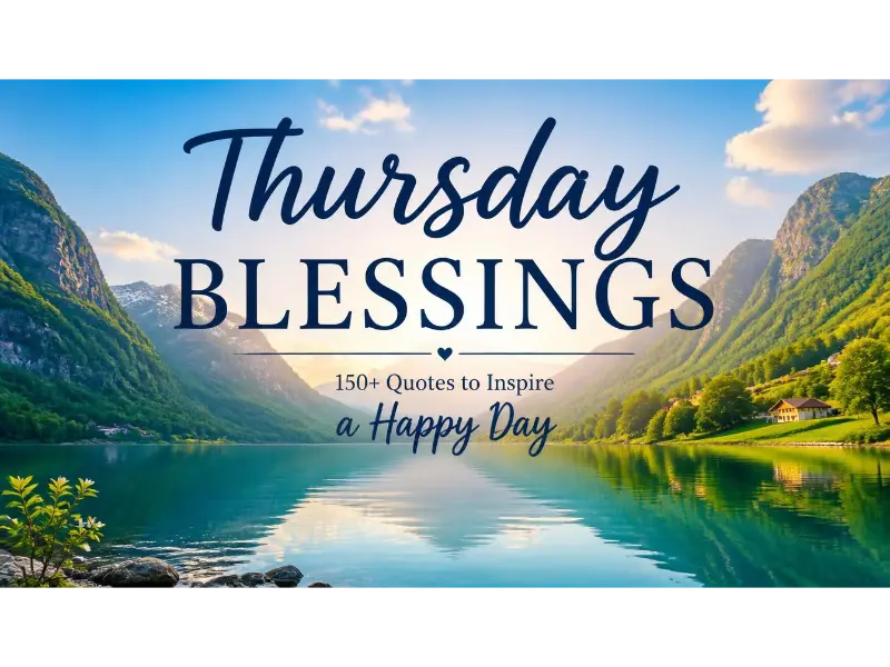 Thursday Blessings and Quotes