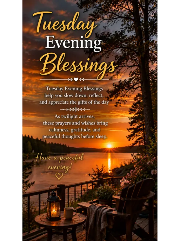Tuesday Evening Blessings