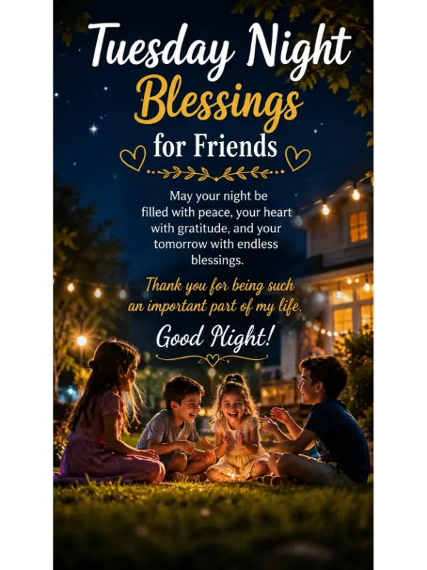 Tuesday Night Blessings for Friends