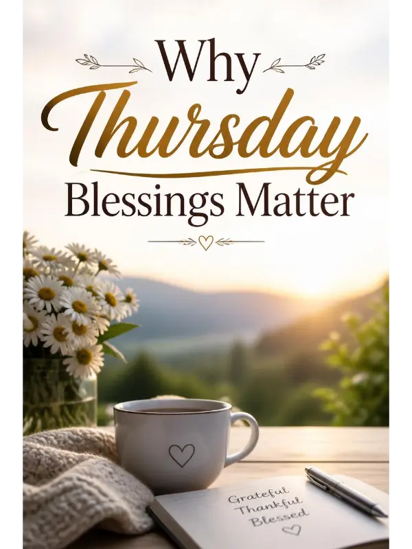 Why Thursday Blessings Matter