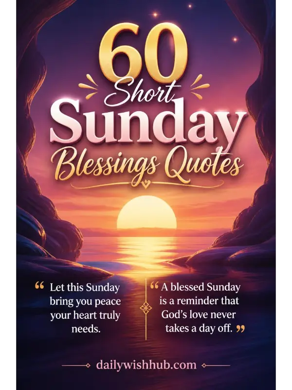 60 Short Sunday Blessings Quotes
