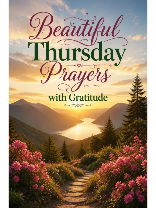 Beautiful Thursday Prayers with Gratitude