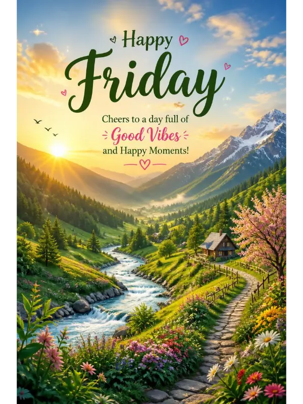 Cheerful Friday Greetings for a Happy Mood
