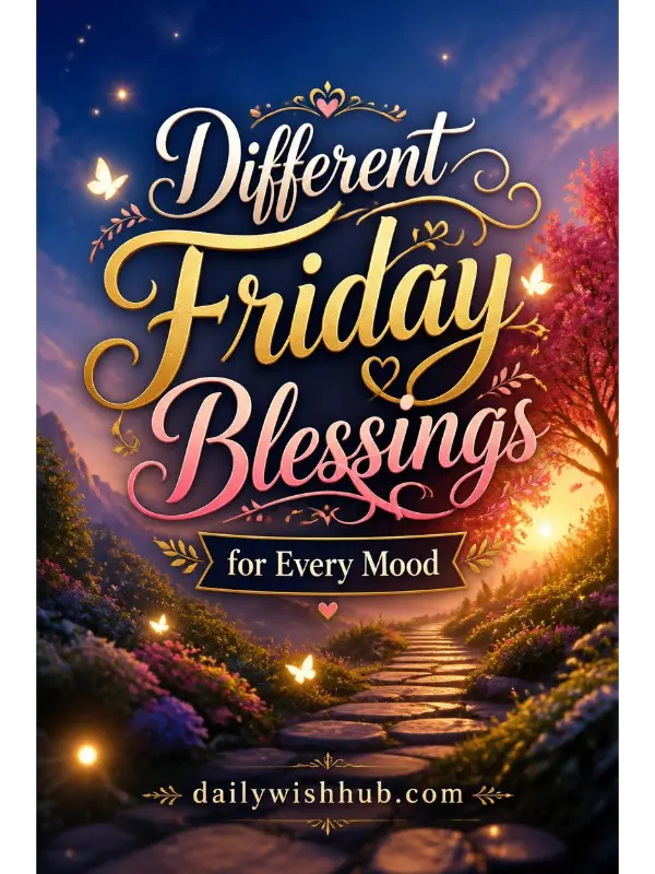 Different Friday Blessings for Every Mood