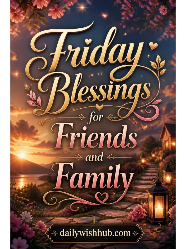 Friday Blessings for Friends and Family