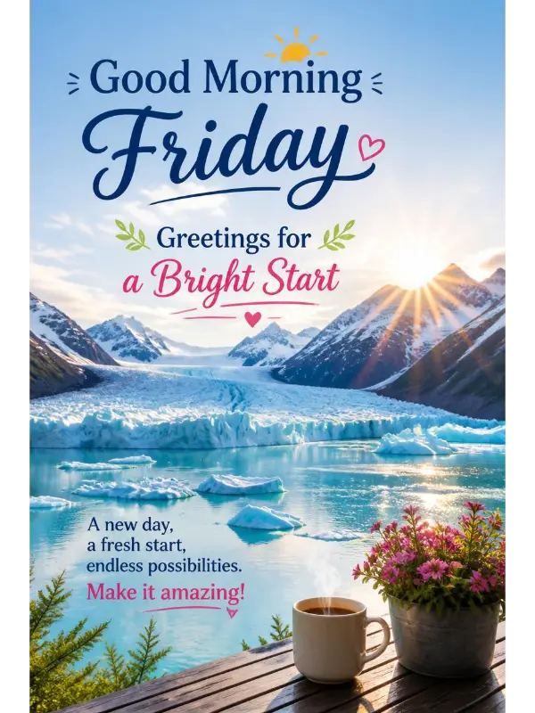 Good Morning Friday Greetings for a Bright Start