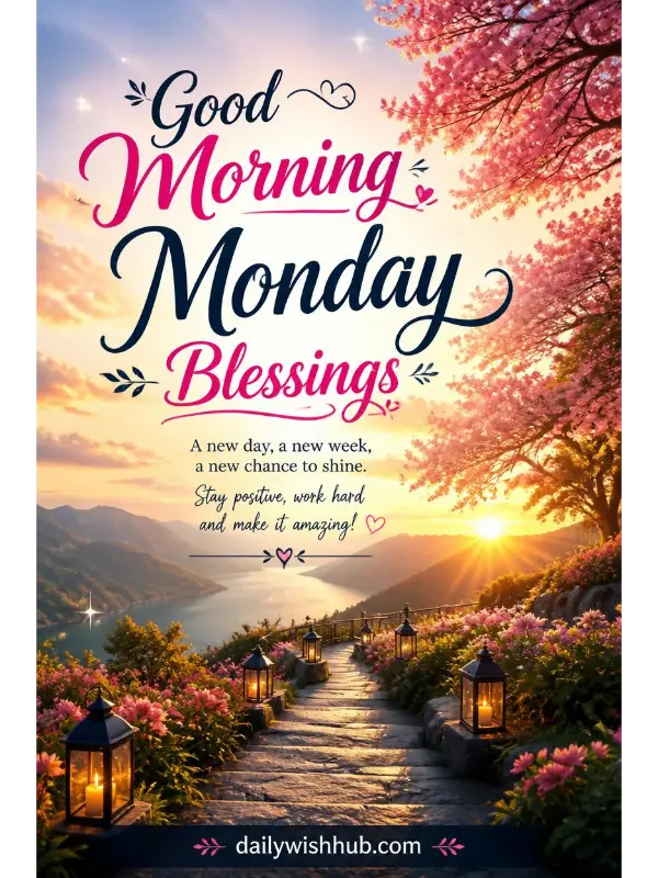 Good Morning Monday Blessings Images and Quotes