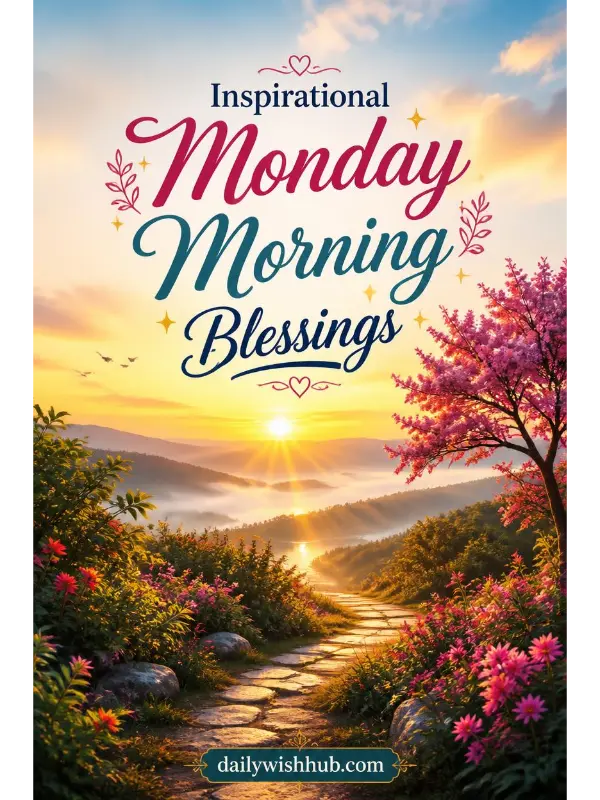 Inspirational Monday Morning Blessings