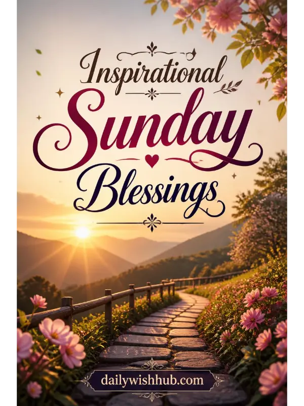 Inspirational Sunday Blessings