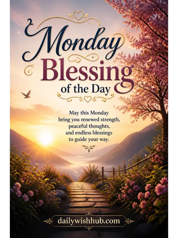 Monday Blessing of the Day