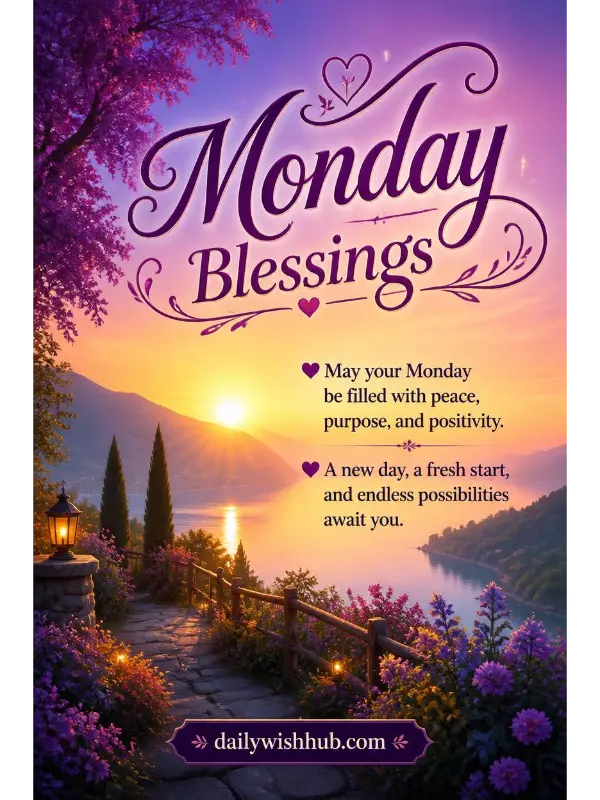 Monday Blessings Images