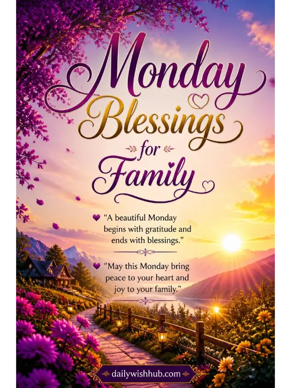 
Monday Blessings for Family