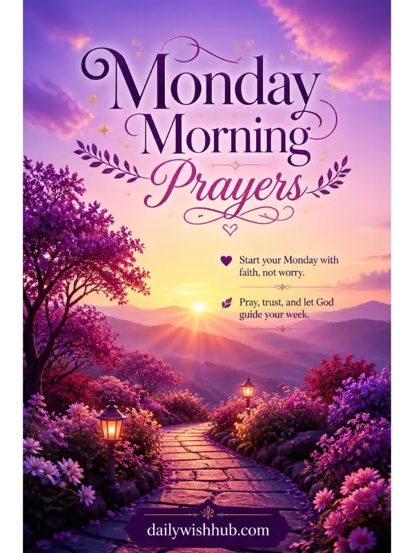 Monday Morning Prayers