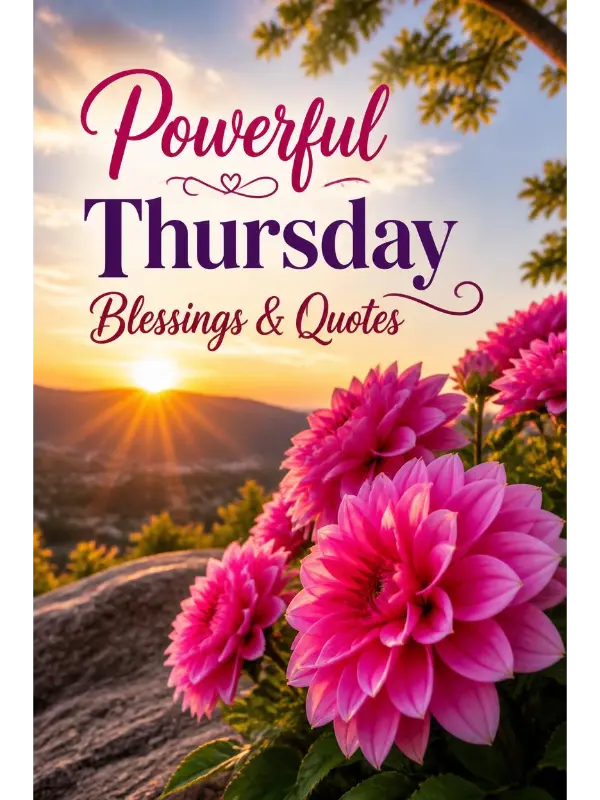 Powerful Thursday Blessings & Quotes