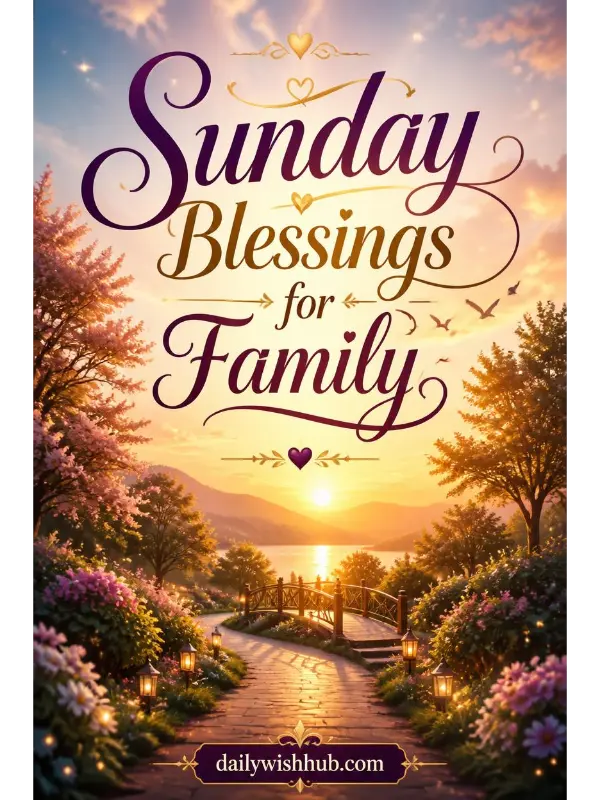 Sunday Blessings for Family