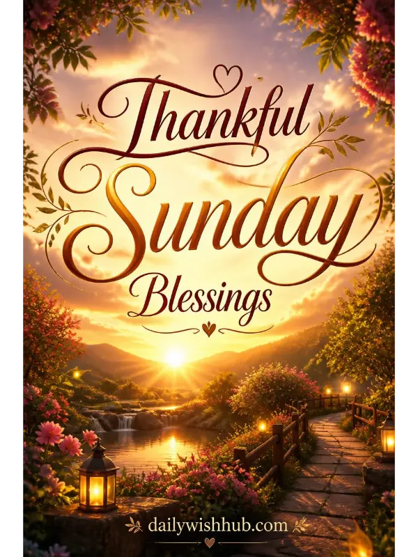 Thankful Sunday Blessings