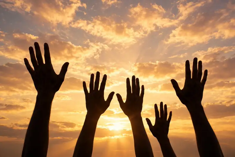 African American Friday worship blessings sunrise
