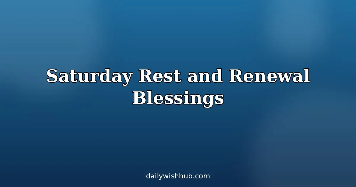 African American Saturday Morning Blessings and Prayers