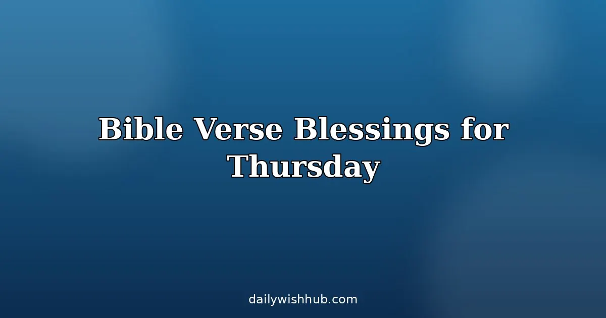 African American Thursday Blessings Images