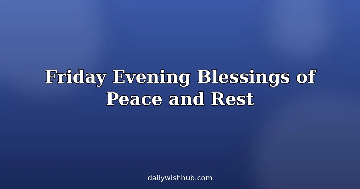 Inspirational African American Spiritual Friday Blessings