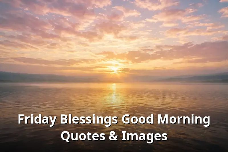 Friday Blessings Good Morning Quotes and Images
