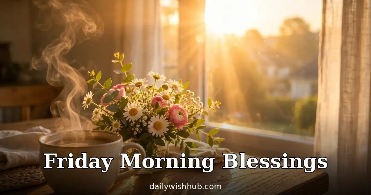 140+ Friday Morning Blessings to Welcome the Weekend