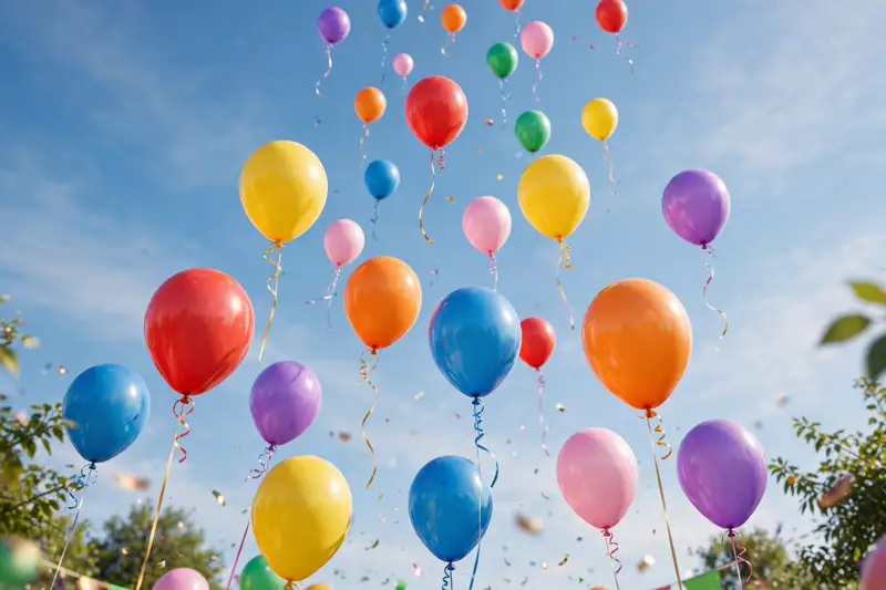 Birthday celebration blessings balloons for friend