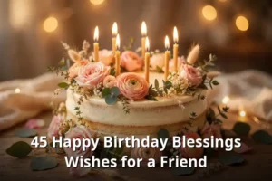 45 Happy Birthday Blessings Wishes for a Friend