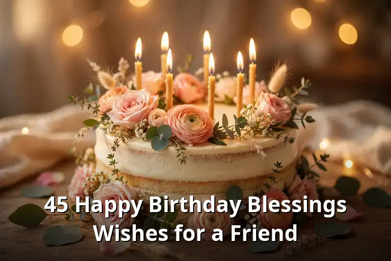 45 Happy Birthday Blessings Wishes for a Friend