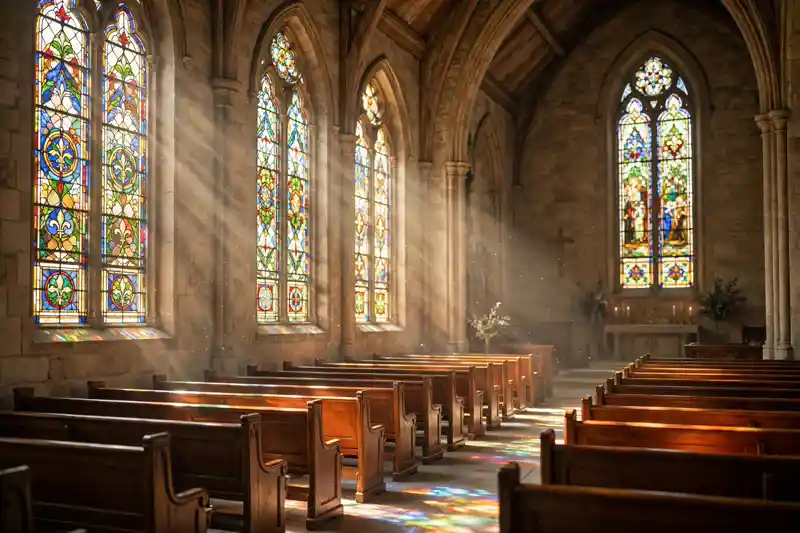 Afternoon prayer image with tea cup and open book