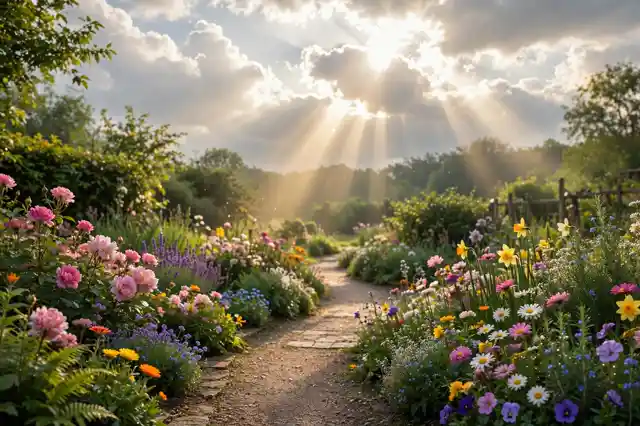 Good night blessings with warm lamp light