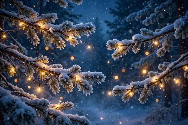 Evening gratitude blessings with night sky