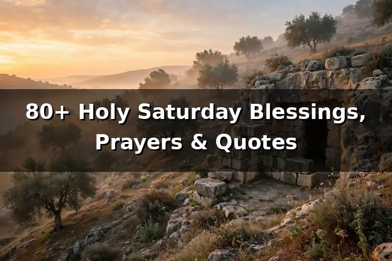 80+ Holy Saturday Blessings, Prayers & Quotes
