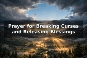 Prayer for Breaking Curses and Releasing Blessings