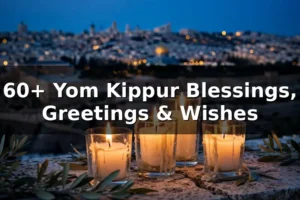 60+ Yom Kippur Blessings, Greetings & Wishes