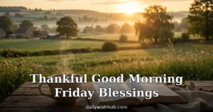 130+ Thankful Good Morning Friday Blessings to Start the Weekend